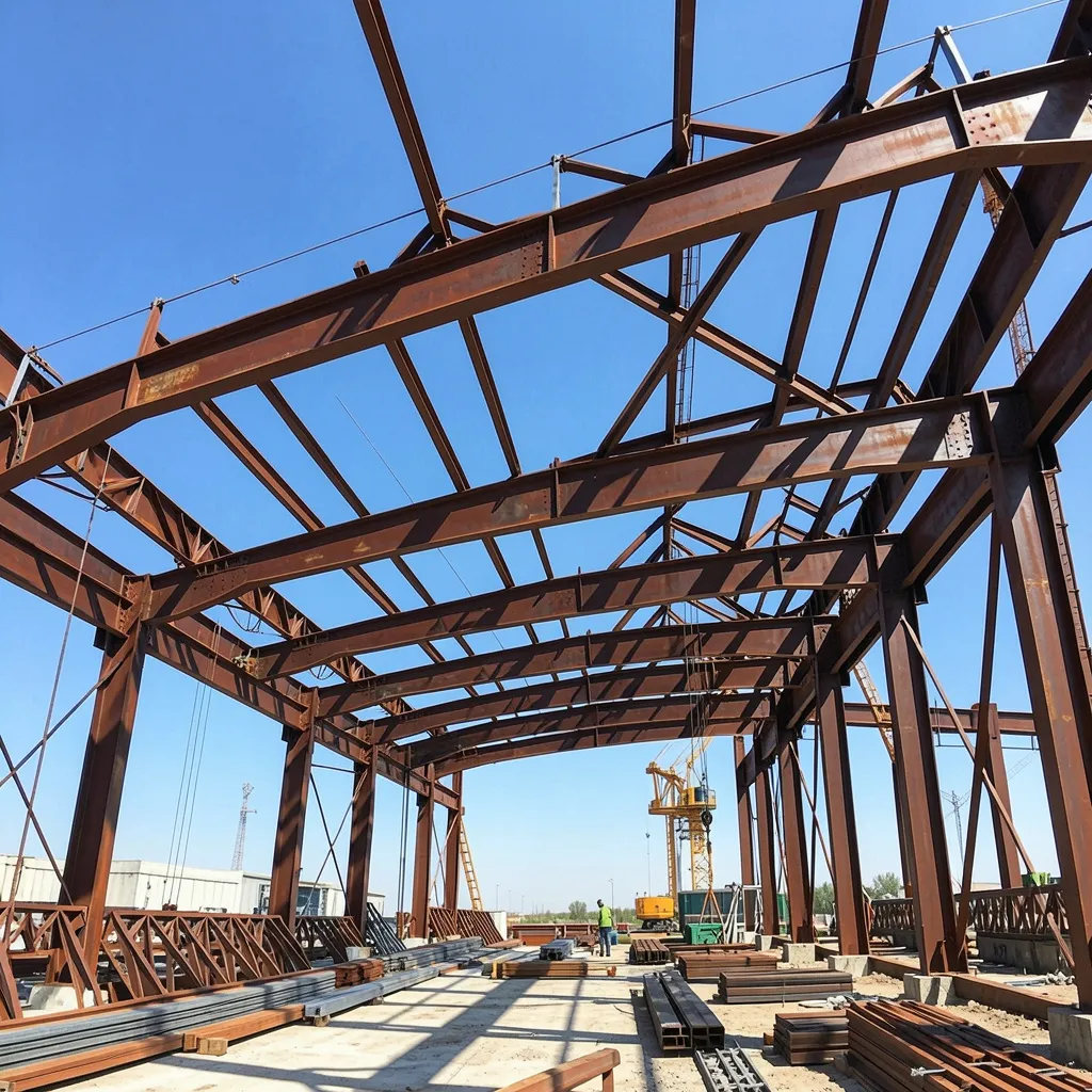 Steel roofing
