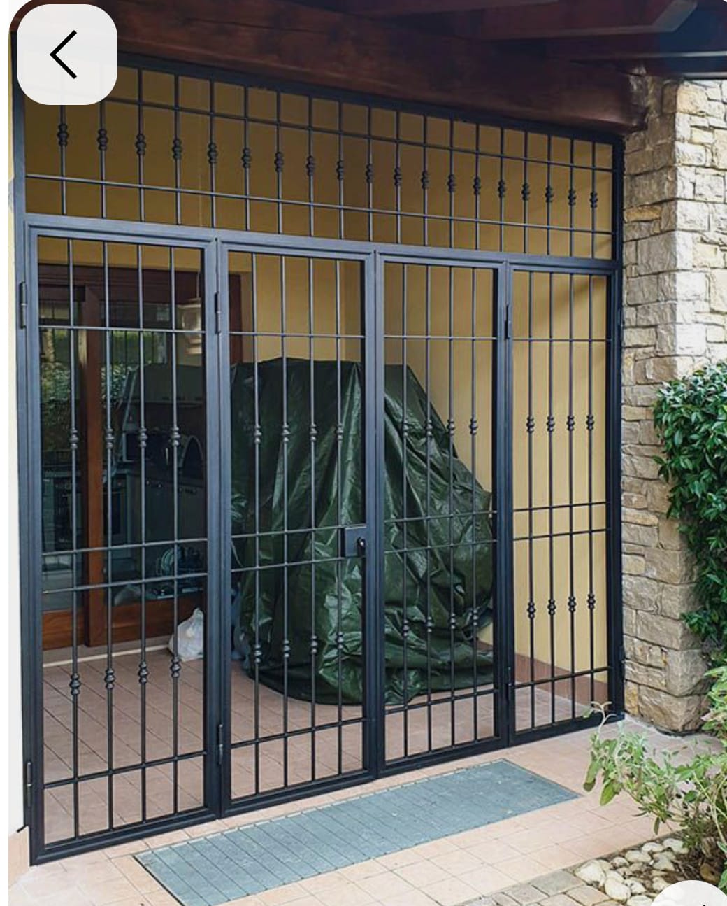 Grill doors
