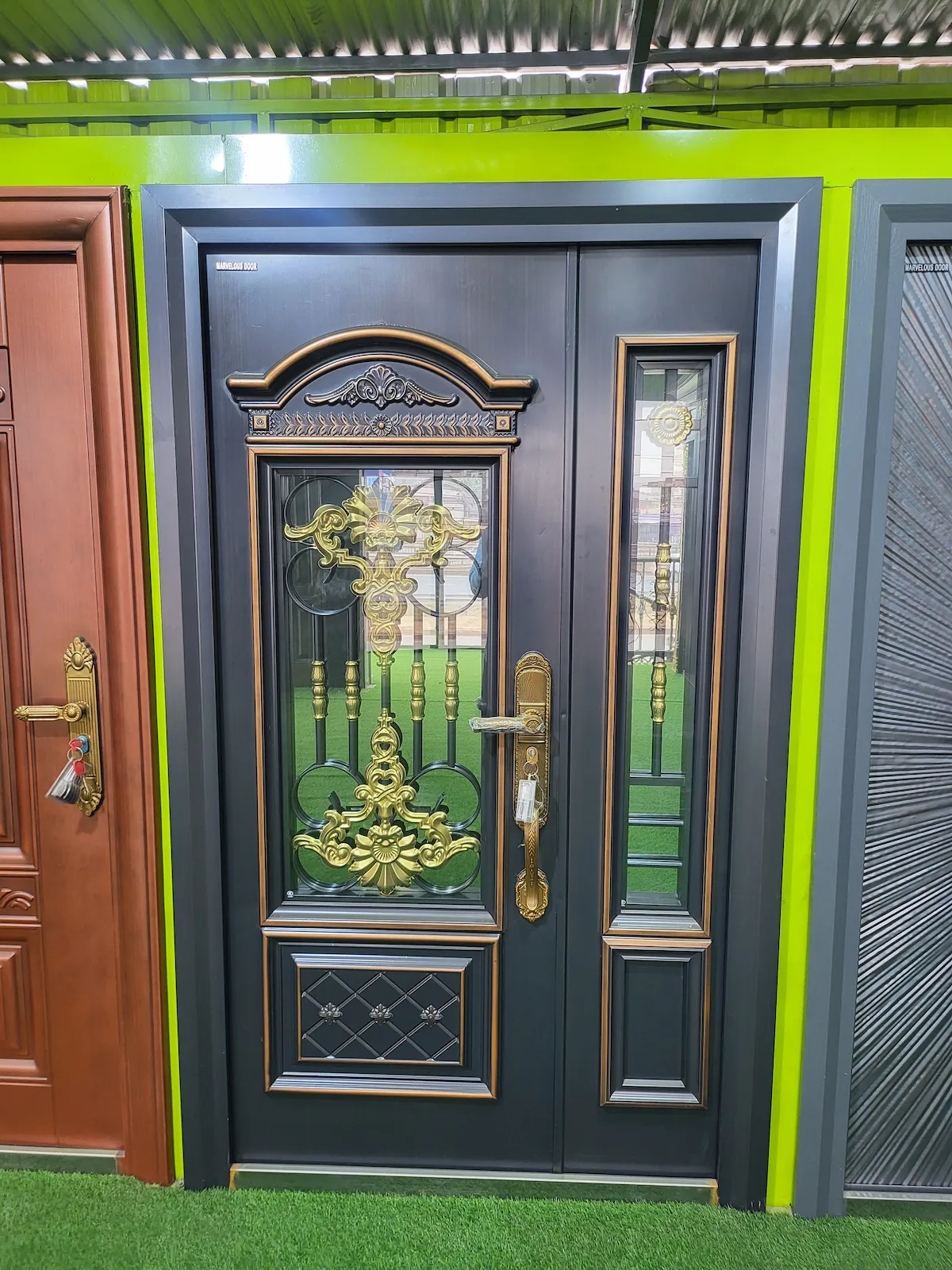 Steel doors