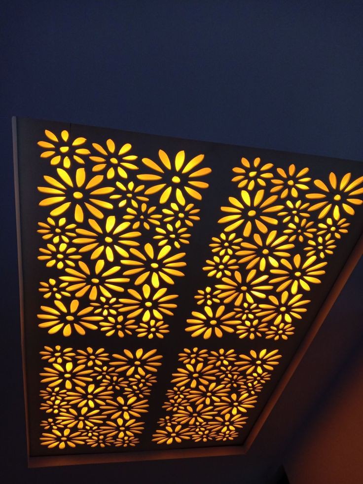 CNC cut decorative metal panel to decorate the celine