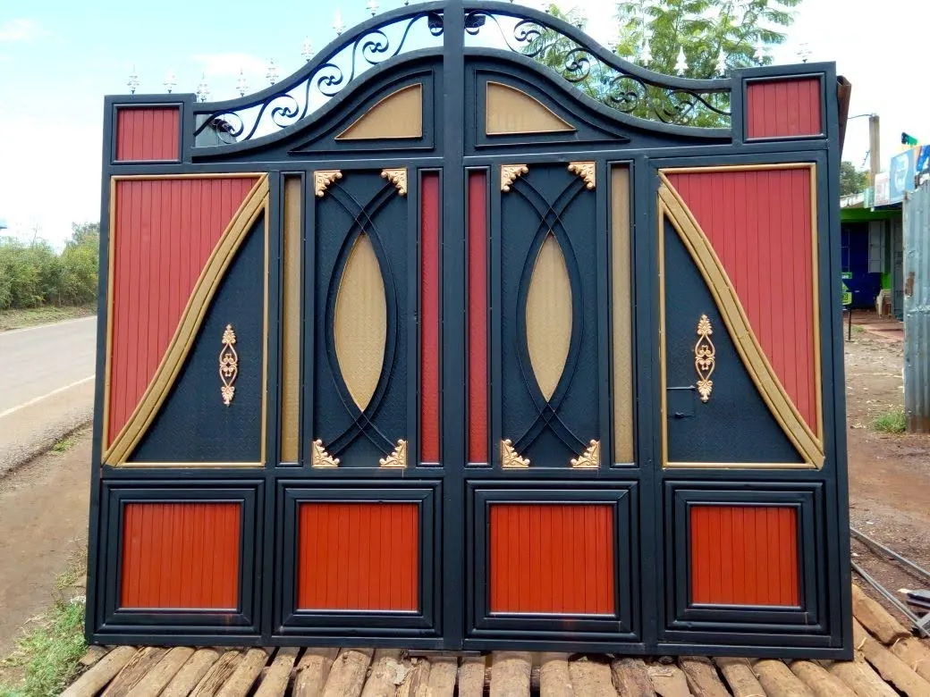 Ornamental metal gates