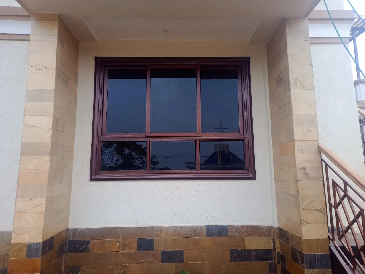 Aluminium and steel window frames
